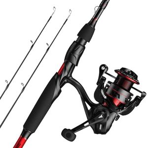 KastKing Royale Legend II Spinning Fishing Combos, 7'0'' M Twin Tips Rod, Size 3000