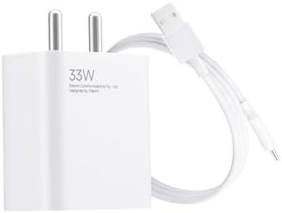 Mi 33W SonicCharge 3.0 USB Charger for Cellular Phones, White