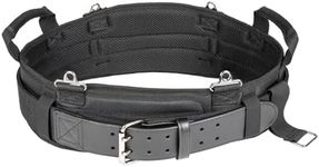 Klein Tools 55920 Tool Belt, Electrician Tool Belt for use with Modular Pouches from Klein Tools Click Lock Modular System, Size XL