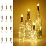 SANHSEHOME Wine Bottle Lights with 