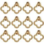 WOOW DEPOT 12 Pack Gold Flower Cabi
