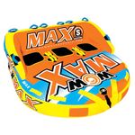 WOW Sports - Max Inflatable Towable Deck Tube - Boating Accessory - Fits Kids & Adults - Up to 3 Riders