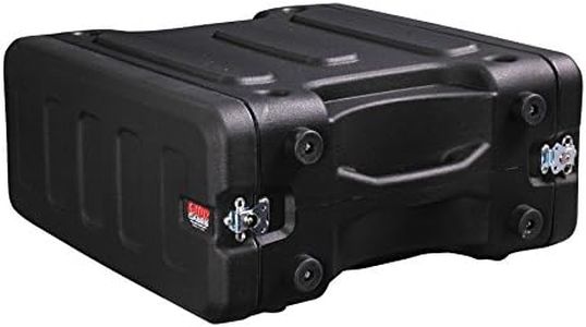 Gator Cases Pro Series Rotationally Molded 4U Rack Case with Standard 19" Depth; Made in USA (G-PRO-4U-19), Black