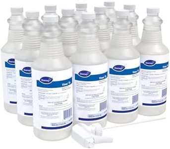 Diversey VIREX Tb 04743 Disinfectant Cleaner, Hospital Use Tuberculocidal, Virucide, Fungicide with Lemon Scent, Ready-to-Use, For Home & Commercial Use, 32-Ounce (12 Pack & 1 Reusable Sprayer Nozzle)