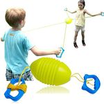 BOHS Pull Shuttle Ball Game - Keep Fitness in Fun - for 2 Players Indoor and Outdoor Sports Toys