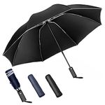 Cooloutdoors Compact Light Weight Automatic Open and Close Mini Rain Windproop UV Protection Folding Umbrellas for Travel,Golf,Fishing with Sturdy Handle for Kids Woman,Man,Colorful Options