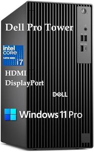 Dell 2026 Pro Tower Desktop for Corporate & Business | Intel i7-14700T 20-Core 5.2GHz | 32GB DDR5 | 1TB SSD | Multi-Display | Windows 11 Pro | Enterprise Security | Next Gen OptiPlex | Jet Black