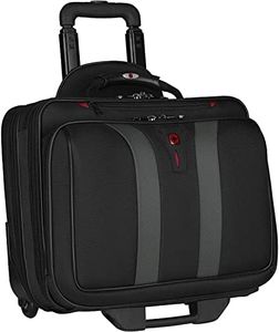 WENGER Granada Porte-Documents, Sacoche à roulettes pour Ordinateur Portable 15,6 Pouces, 29 l, Femmes Hommes, Bureau Affaires Uni École, Noir, 600659