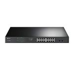 TP-Link TL-SG1218MPE | 16 Port Gigabit PoE Switch | Easy Smart Managed | 16 PoE+ Ports @250W, 2 non-PoE ports, 2 combo SFP slots | 3 Year Manufacturer Warranty | QoS, Vlan, IGMP & LAG