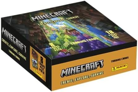 Panini Survive Minecraft Trading Cards 3 - Create, Explore, Survival, Box of 18 Sleeves