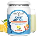 Nature's Island Joint Support Supplement with Marine Collagen, Glucosamine, Boswellia, Hadjod, Vitamin D3 and C for Cartilage, Bones & Joints | Relieves Joint Pain, Inflammation & Stiffness | 250g (Lemon)