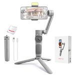 Zhiyun Smooth-Q 3 Axis Handheld Gimbal (with 2 Years ZHIYUN India Official Warranty) for Smartphone Up to 6" No More Counterweight, Freely Switch Standard/Vertical Shooting, 8hrs Run-Time.