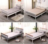 AVC Designs Single Pine Bed Frame 3ft Grey Wooden Shaker Style Bedroom Furniture