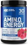 OPTIMUM NUTRITION Amino Energy Powder, Blue Raspberry, 270g, 30 Servings