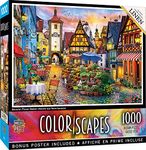 MasterPieces 1000 Piece Jigsaw Puzzle for Adults, Family, Or Kids - Bavarian Flower Market - 19.25"x26.75"