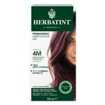 Herbatint Natural Permanent Herbal Hair Colour Gel 4M Mahogany Chestnut | Organic Herbal Ingredients | Dermatologically Tested | Ammonia-Free, Resorcinol-Free, Parabens-Free, Vegan |135mL