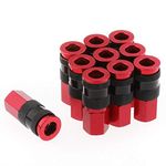 WYNNsky AMT Style Universal Air Coupler with 1/4 inch NPT Female Thread, 10pcs Air Compressor Accessories Fittings