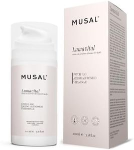 Musal 100ml Crema Viso Bava di Lumaca Bio al 98%, Acido Ialuronico e Vitamina E, Crema viso Idratante antimacchie e Antirughe per pelli sensibili grasse e secche.