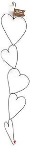 Good old Friends Wire heart necklace, from the heart