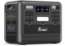 FOSSiBOT F2400 Portable Power Station with 2048Wh LiFePO4, 3 x 230V AC Outputs 2400W (4800W Peak) Solar Generator, 1.5H full charge, UPS, 100W USB-C Output, Solar Power Station for RV/Camping/Home