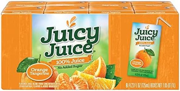 Juicy Juice Orange Tangerine, 4.23 Ounce Boxes, 8 Count (Pack of 4)