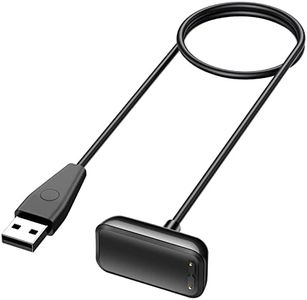 Mugust Cargador para Fitbit Charge 6 / Fitbit Charge 5 / Fitbit Luxe,Cable de Carga USB Repuesto para Reloj Inteligente Accesorios para Fitbit Charge 5/Fitbit Luxe(50cm)
