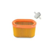 TENOMAL 0D9723 Air Filter with 0D6313 Fuel Filter Replace Generac Guardian Air Filter 0D9723 0D9723S Fits Generac V-Twin 760/990 cc Engines 12.5 - 17.5 KW Generac XG XP Ultra Source Gens Generator