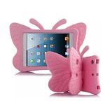 Simicoo iPad Pro 9.7 iPad 9.7 2018 2017 3D Cute Butterfly Case for Kids Light Weight EVA Stand Shockproof Rugged Heavy Duty Kids Friendly Tablet Case for iPad Pro 9.7 2018 2017 iPad 5 6 (Pink)