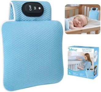 Baby Vibrating Sleep Soother, Baby Sleep Aid, Newborn Soothers for Help Sleeping, 3 Adjustable Vibration Modes, 90 Min Timer, Newborn Vibrations Mattress Pad for Home & Travel, Use for Crib & Stroller