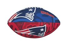 Wilson Unisex-youth NFL Junior Team Logo Football, , Junior