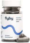 Flyby Recovery Supplement - All The Hang, Without The Over!™ - with Milk Thistle, Vitamin C, Activated Charcoal, and Apple Cider Vinegar - Pre & Post Drinking Formula (20 Count)