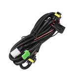 HUIQIAODS Fog Light Wiring Harness Switch Relay Kit On/Off 12V 40A Waterproof Fuse