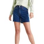 Levi's Women's 501® Mid Thigh Shorts Denim Shorts, Salsa Charleston Shadow, 32W