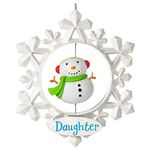 Hallmark Keepsake Christmas Ornament 2021, Daughter Snowflake Multi-Color 1399QGO2012