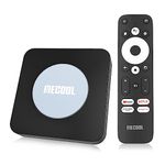 Android 11.0 TV Box, MECOOL KM2 Plus 2GB 16GB Smart TV Box with Netflix Certified, Google Assistant Dolby Atmos, TV Box 4K Support AV1, 2.4G/5G, Ethernet, WiFi 5, BT 5.0 with Amlogic S905X4