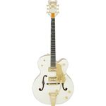 Gretsch G6136T-59 Vintage Select Edition 1959 White Falcon Vintage White Lacquer - Semi Acoustic Custom Guitar
