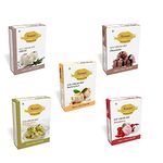 Icecream Mix Kesar Pista, Vanilla, Butterscotch, Chocolate & Strawberry Pack of 5