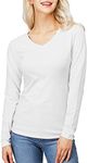 H2H Women's Summer Jersey Soft & Stretchy T-Shirts(2Styles, Plus White US XL/Asia XL (CWTTL0250)