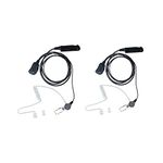 Sarcia Earpiece Headset for Baofeng UV-9R UV-9RPlus UV-XR UV-5S BF-9700 BF-A58 GT-3WP with Covert Acoustic Tube Earphone and PTT MIC 2Pack