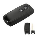 Happyit Car Key Shell Cover Cases Keyless Entry Fob Insert Blade Remote Control Replacement Housing for Suzuki SX4 Grand Vitara Swift (2 Buttons)