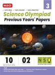 MTG NSO Class-3 Olympiad 10 Previous Years Papers (2023-2019 Set A & B) Science with Mock Test Papers - Sample OMR Sheet with Chapterwise Analysis | SOF Olympiad Books For 2024-25 Exam