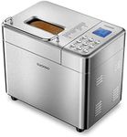 CUCKOO CBM-AAB101S 2 lb. Multi-Functional Bread Maker with 17 Menu Options, Crust Color Customization, Automatic Fruit & Nut Dispenser, 6 Accessories (Stainless Steel)