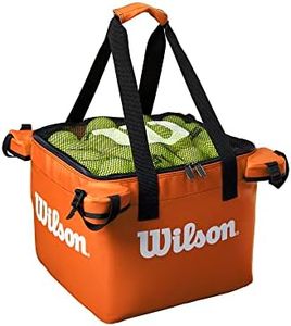 Wilson Tennis Ball Teaching Basket Bag (150 Ball Capacity) - Orange