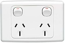 Double Power Point Wall Socket Outl