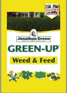 Jonathan Green (12345) Green-Up Weed & Feed - 21-0-3 Grass Fertilizer & Weed Killer (15,000 Sq. Ft.)