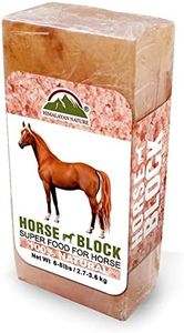 Himalayan Nature Horse Licking Salt, Animal Licking Mineral Salt Brick - 5 Lbs
