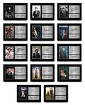 HWC Trading A4 All 14 Dr's Doctor Who Collection Complete Set Printed Signed Autograph Picture for TV Show Fans - A4