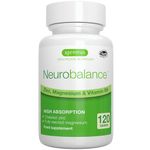 Neurobalance, High Absorption Zinc Picolinate 24mg, Magnesium & B6 for Adults & Kids, Clean Label, Brain Function, Sleep Aid, Muscle Recovery, Chelated, Vegan, 120 Tablets, 30-120 Servings, Igennus