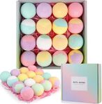 Bath Bombs Gift Set for Women,16Pcs Bubble Bath Bombs for Moisturize Skin & Bubble Spa Bath,Ideal Gifts for Women,Kids,Her,Mom,Girlfriend on Valentine'S Day,Mothers Day,Birthday,Christmas