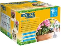 HOZELOCK - Micro Irrigation Kit "Micro Kit" : Ideal for Watering Potted Plants and Hanging Baskets, Easy to Use, Supplied with 15m of Ø 4mm Hose and 15 Drippers for Precise Watering [7024 0000]